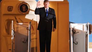 Прилетел Трамп