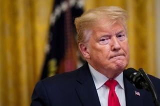 U.S. President Donald Trump speaks in the East Room of the White House during an event with U.S. mayors on January 24, 2020 in Washington DC