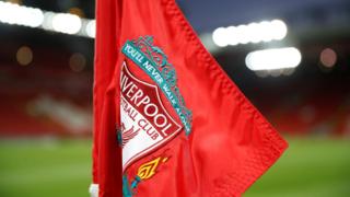 Corner flag at Liverpool