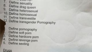 The homework