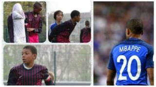 Kylian Mbappe yakuze akinira ikipe yitwa Bondy yo mu nkengero z'umurwa mukuru w'Ubufaransa, Paris, kandi kuva icyo gihe cy'ubuto bwe byarigaragazaga ko afite impano y'umupira w'amaguru