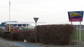Entrance to Pontins Prestatyn