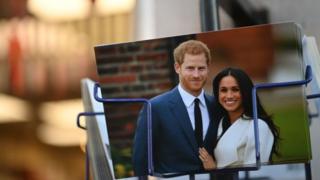 harry meghan kartpostalı