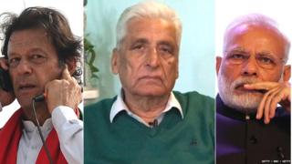 इमरान खान, माजी वायुदल प्रमुख अनिल टिपणीस आणि पंतप्रधान मोदी