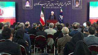 حسن روحانی، رئیس جمهوری ایران میگوید صنعت نفت ایران حداکثر استفاده از برجام را داشته است