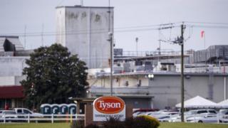 Tyson Foods poultry processing plant in Temperanceville, VA