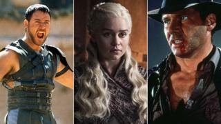 Russell Crowe, Amelia Clarke and Harrison