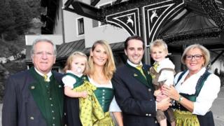 Christoph Brandstatter and family