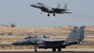 Saudi F15 planes