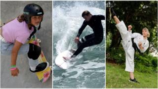 Skate, surf et karaté