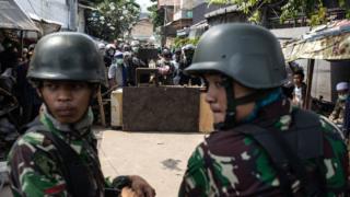 TNI di Tanah Abang