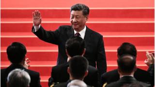 習近平在演說中多次提到澳門如何實踐一國兩制。