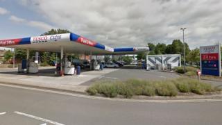 Tesco petrol station on Little Albert Street in Walsall