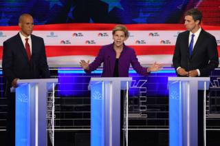 Booker, Warren and O'Rourke