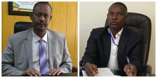 አቶ ምትኩ ካሳ እና አቶ ንጋቱ አብዲሳ