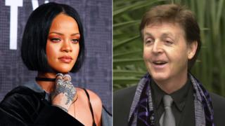 Rihanna and Paul McCartney