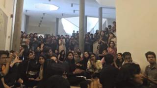 لمز میں مظاہرہ
