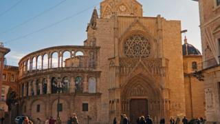 VIsta de la Catedral de Valencia.