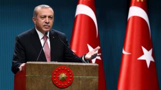 Erdogan en Ankara