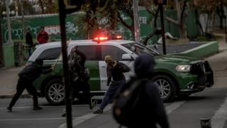 Estudiantes de secundaria durante una manifestación, el 24 de junio de 2019.
