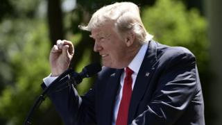 Donald Trump hace el anuncio en la Casa Blanca