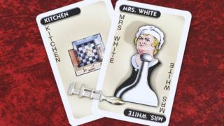 Mrs White Cluedo card