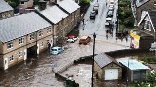 Floods in Buxton