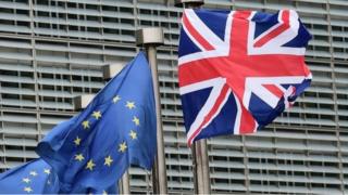 EU and UK flags
