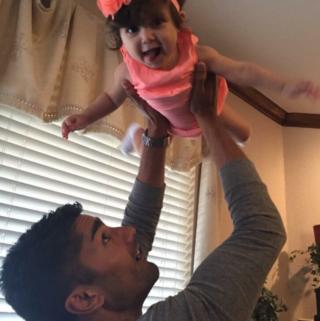 Major Taj Sareen and his daughter Jade