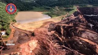 Barragem corre risco de se romper em Brumadinho