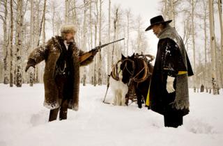 A film still from The Hateful Eight, 2016