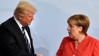 Trump dan Merkel