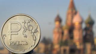 Рубль на Красной площади