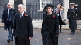 Theresa May and her husband Philip