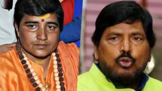 रामदास आठवले आणि प्रज्ञासिंह