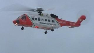 Irish coastguard helicopter