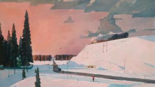Георгий Нисский "Подмосковье. Февраль" (1957)