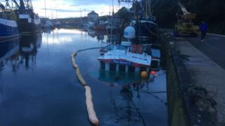 Sunken trawler