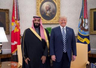 ترامب وولي العهد السعودي محمد بن سلمان