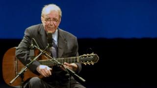 João Gilberto em 2008, ano em que fez suas últimas apresentações
