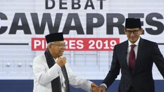 Sandiaga Uno, Prabowo Subianto, Joko Widodo, Ma'ruf Amin