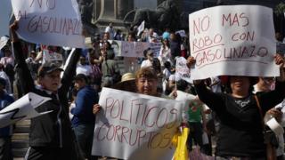 Марш протеста в Мехико