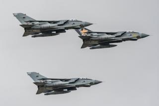 Tornados flying over RAF Benson