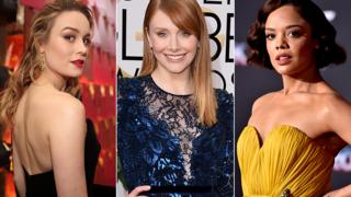 Brie Larson, Bryce Dallas Howard and Tessa Thompson