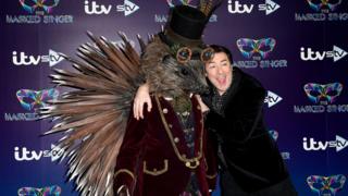 Jonathan Ross with 'Hedgehog'