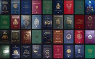 Pasaportes de varios países del mundo. Foto: Passport Index