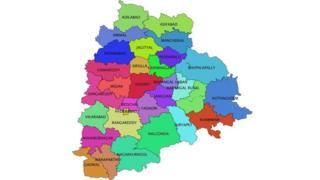 తెలంగాణ మ్యాప్