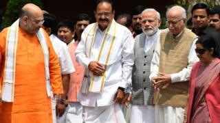 मोदी-आडवाणी-अमित शाह