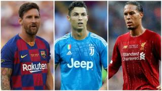 Lionel Messi, Cristiano Ronaldo, Virgil van Dijk