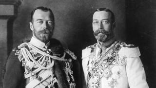 II Nikolay və V Geroge. Üçüncü qohum - Almaniya kansleri Wilhelm - mübarizənin digər üzü idi